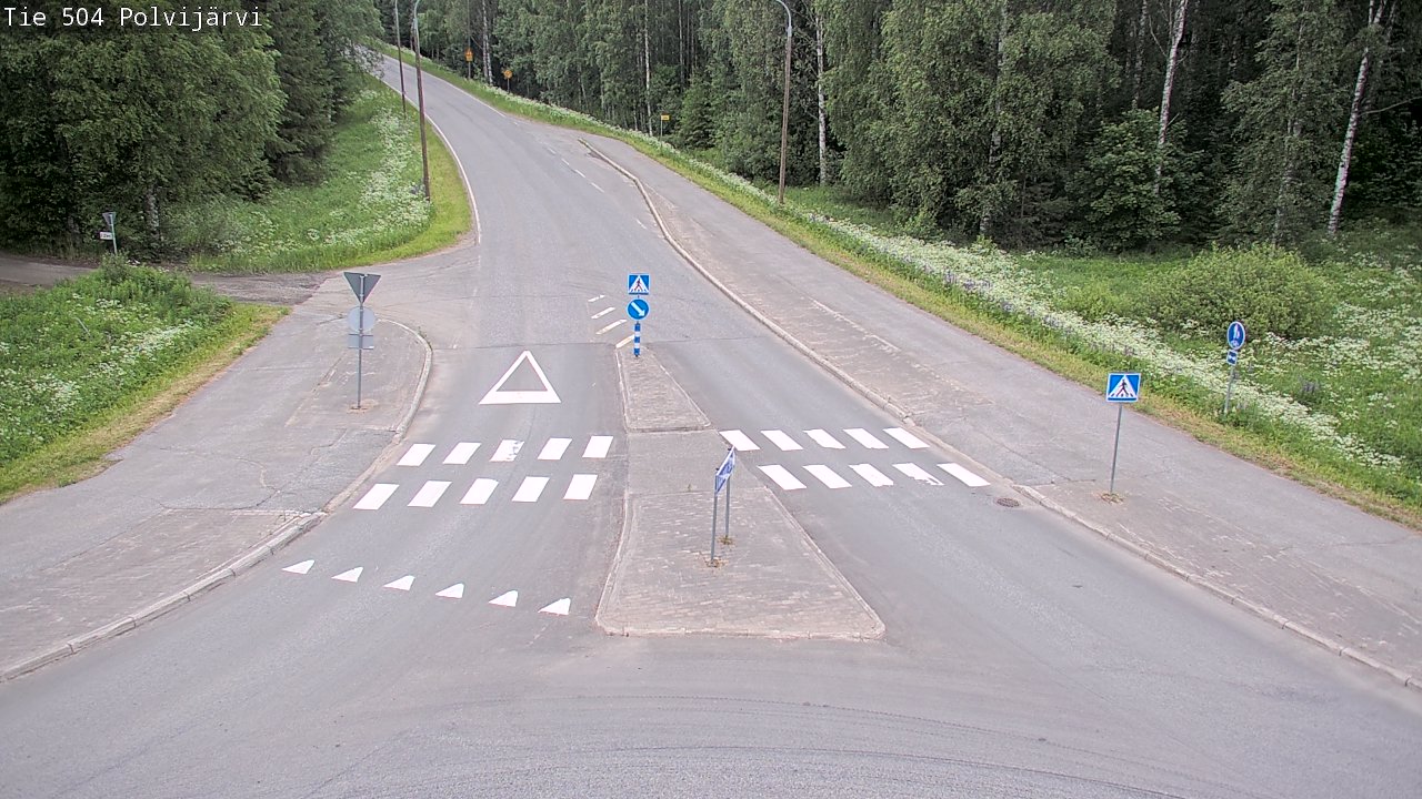 Kelikamerat Kuva Tie 504 Polvijärvi, Polvijärvi, Pohjois-Karjala