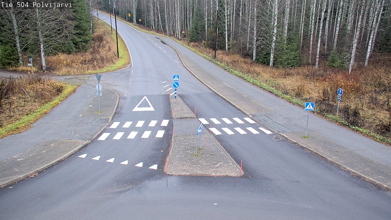 Kelikamerat Kuva Tie 504 Polvijärvi, Polvijärvi, Pohjois-Karjala