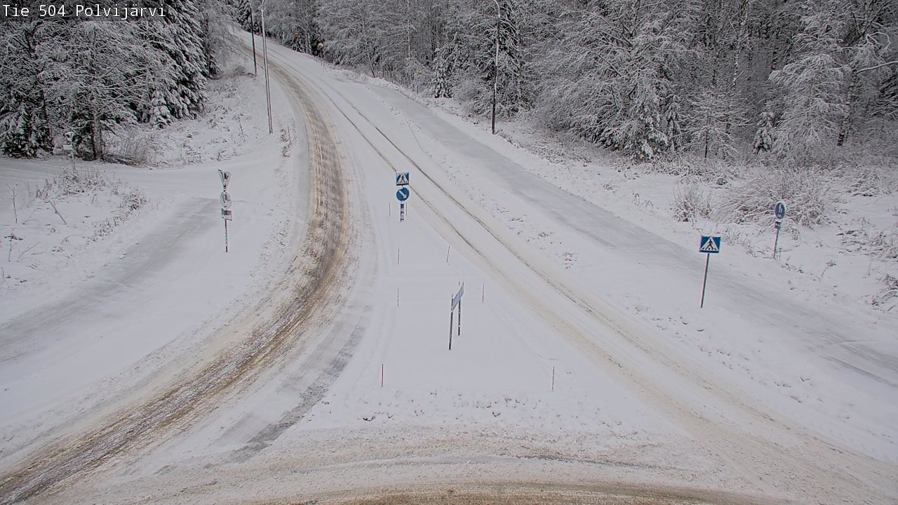 Kelikamerat Kuva Tie 504 Polvijärvi, Polvijärvi, Pohjois-Karjala