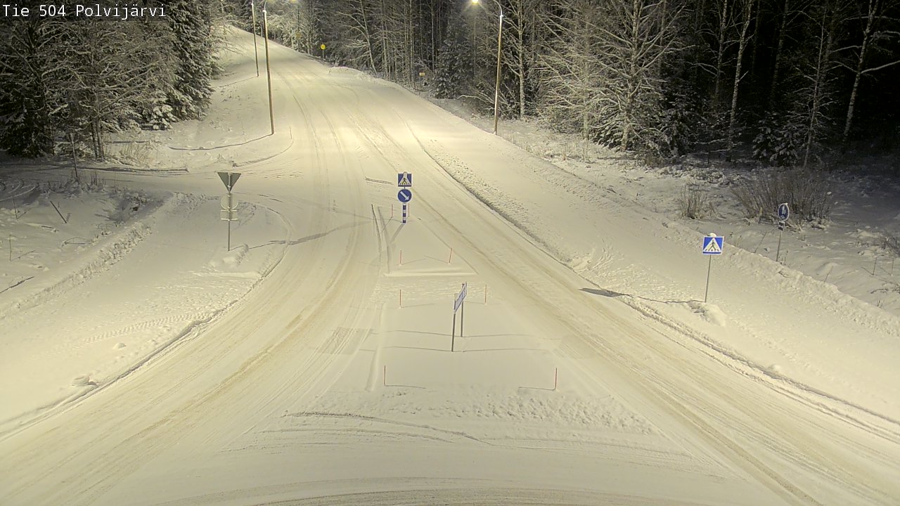 Kelikamerat Kuva Tie 504 Polvijärvi, Polvijärvi, Pohjois-Karjala