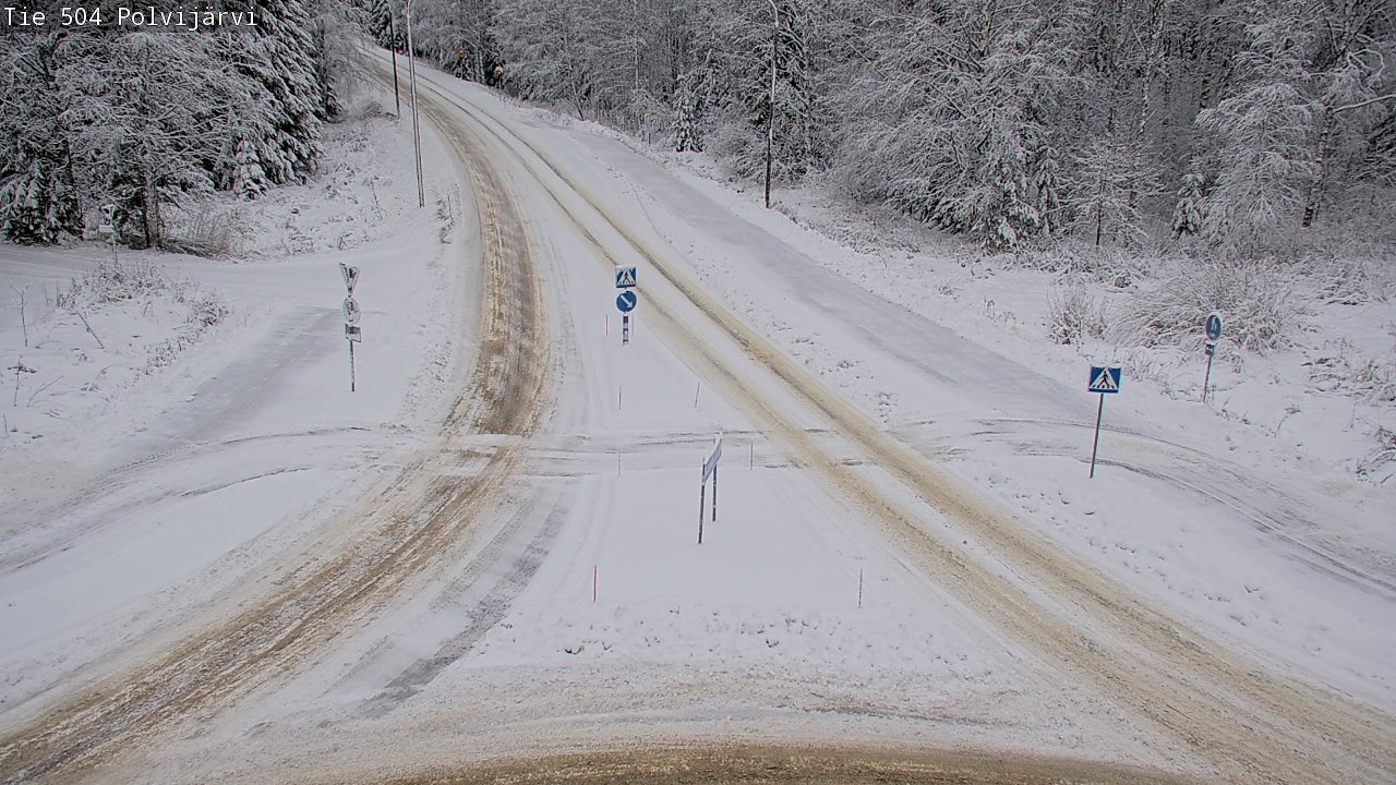 Kelikamerat Kuva Tie 504 Polvijärvi, Polvijärvi, Pohjois-Karjala