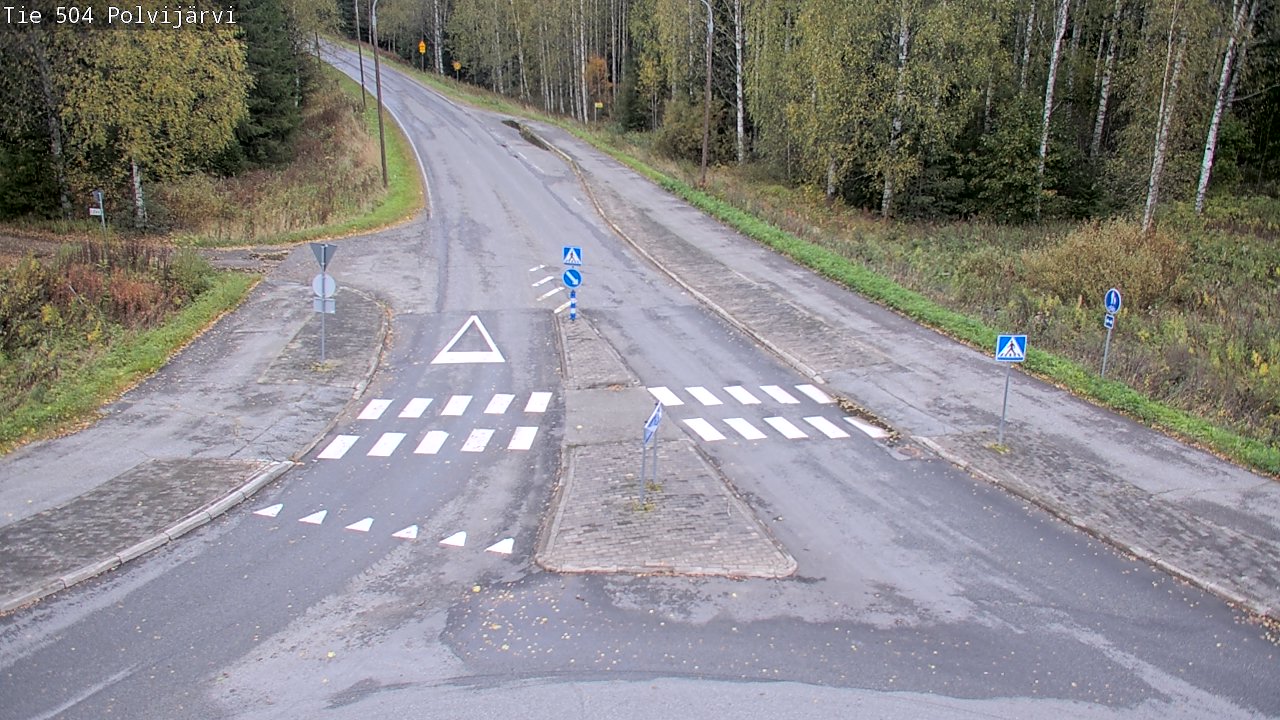 Weather Camera Image Road 504 Polvijärvi, Polvijärvi, Pohjois-Karjala
