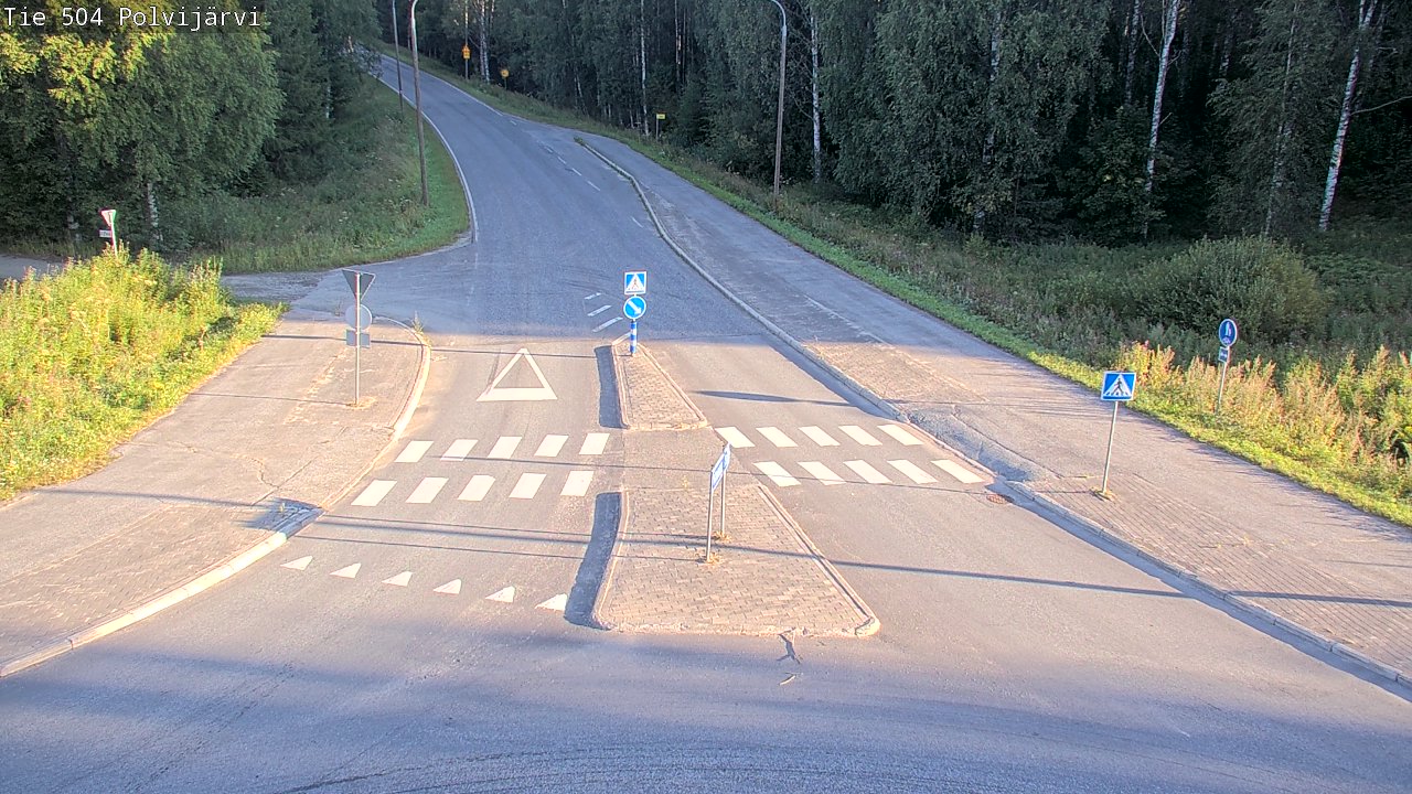 Weather Camera Image Road 504 Polvijärvi, Polvijärvi, Pohjois-Karjala