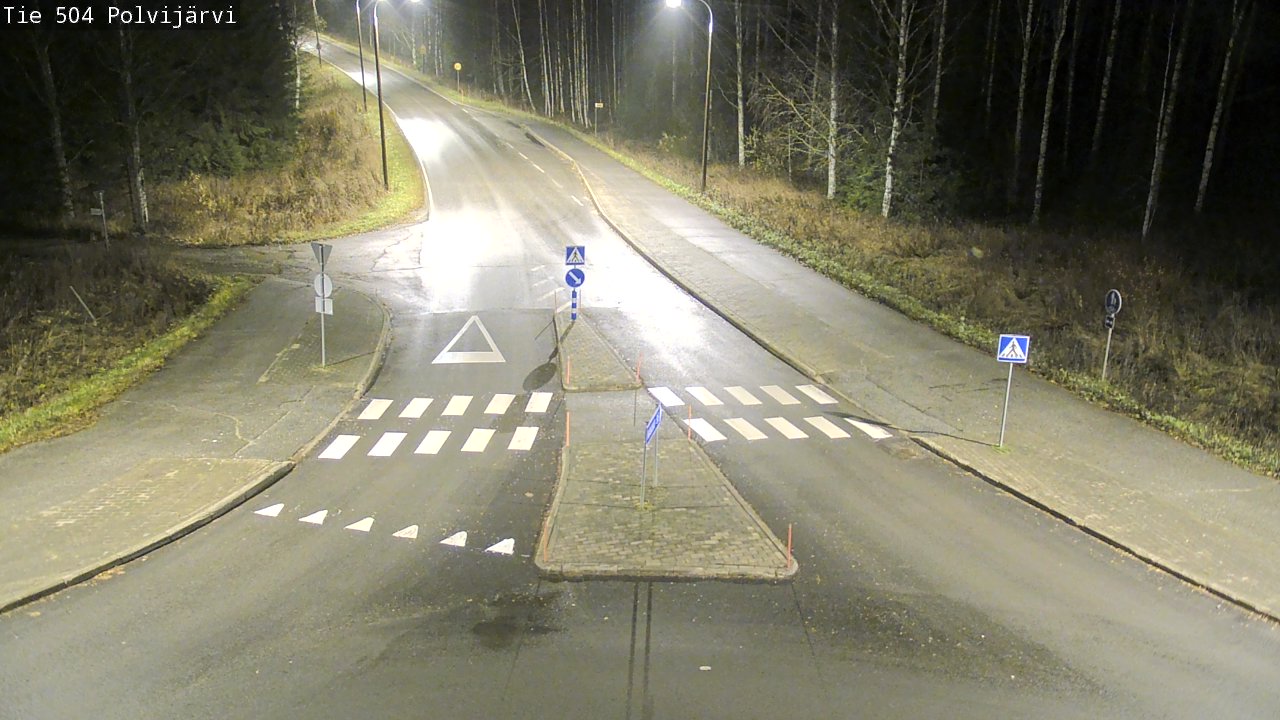 Kelikamerat Kuva Tie 504 Polvijärvi, Polvijärvi, Pohjois-Karjala