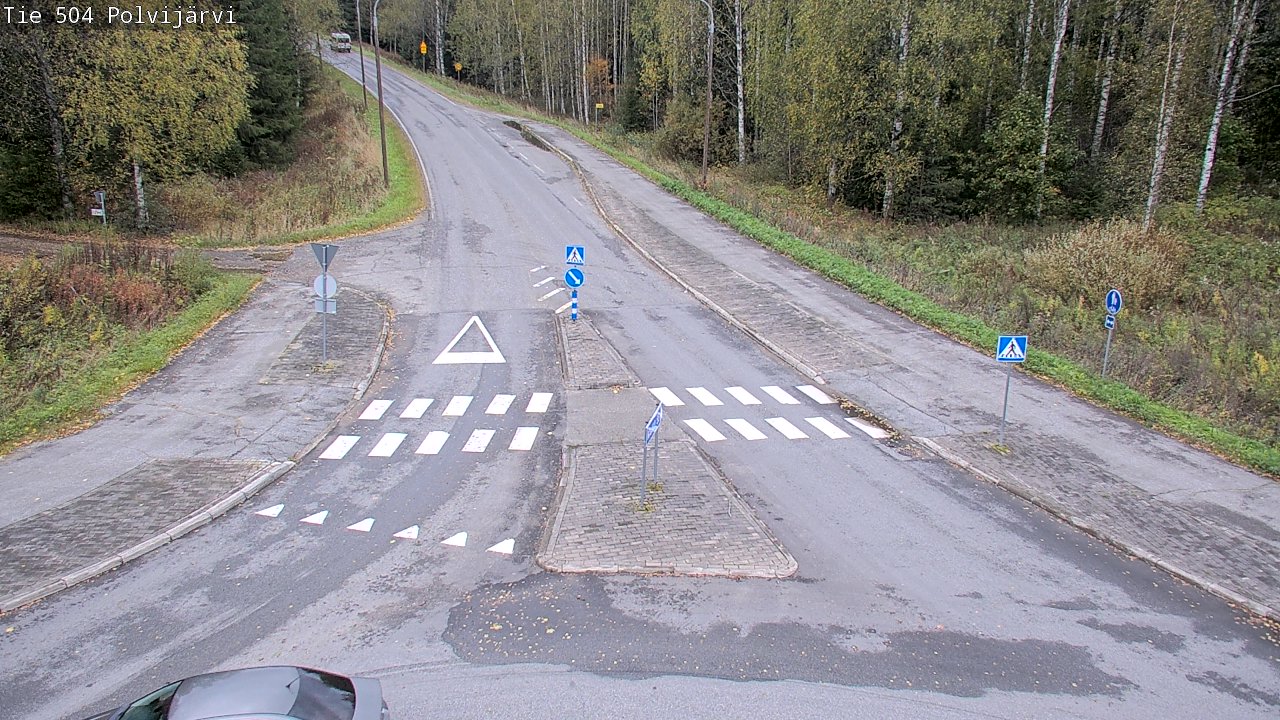 Weather Camera Image Road 504 Polvijärvi, Polvijärvi, Pohjois-Karjala