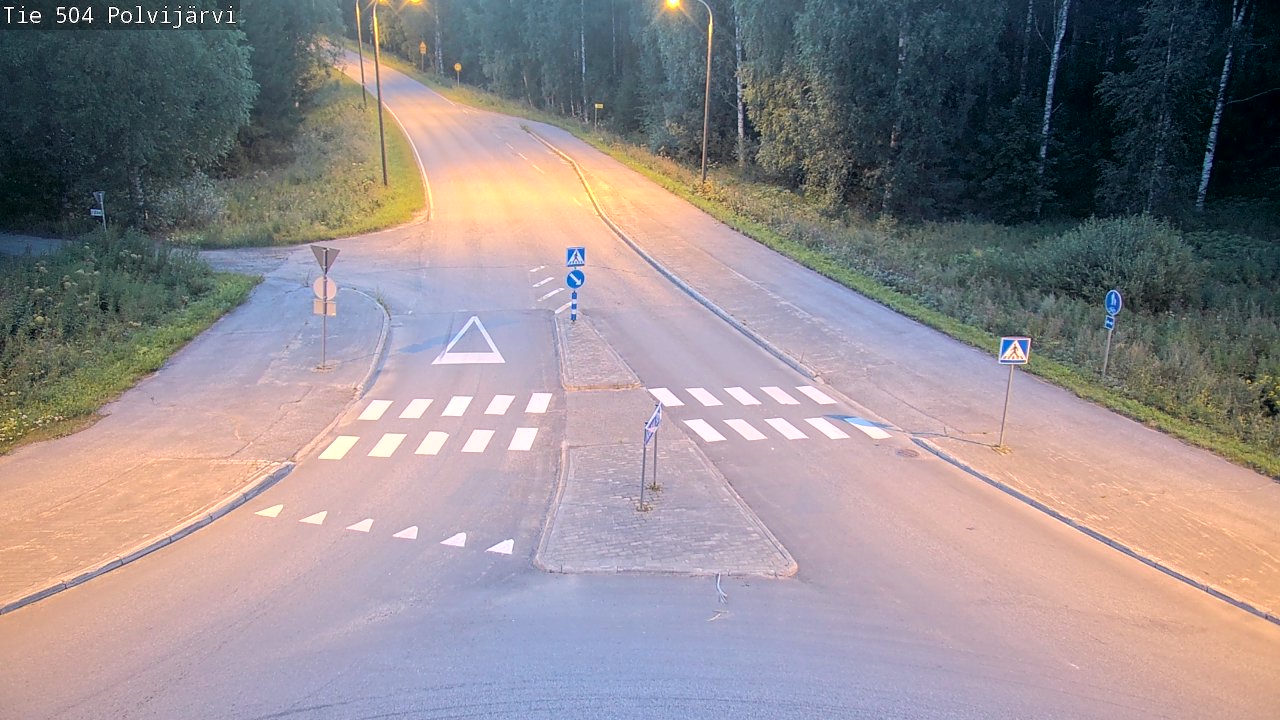 Kelikamerat Kuva Tie 504 Polvijärvi, Polvijärvi, Pohjois-Karjala