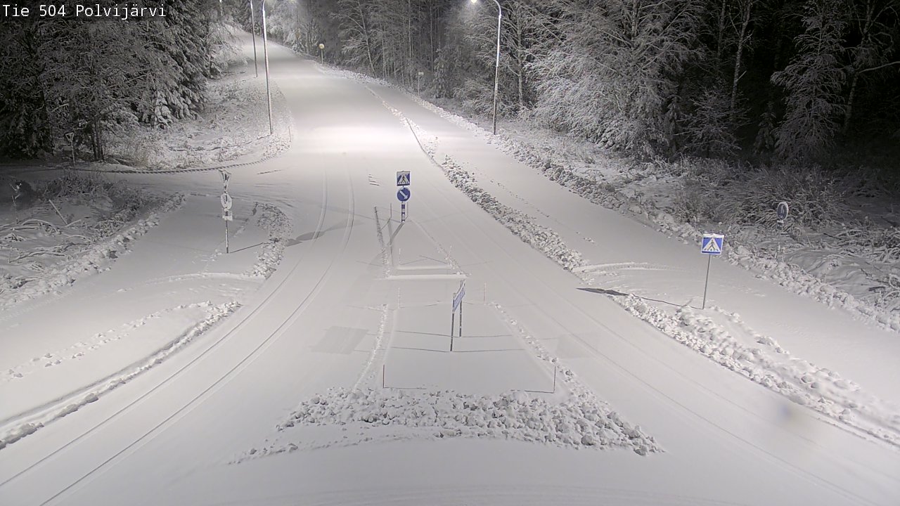 Kelikamerat Kuva Tie 504 Polvijärvi, Polvijärvi, Pohjois-Karjala