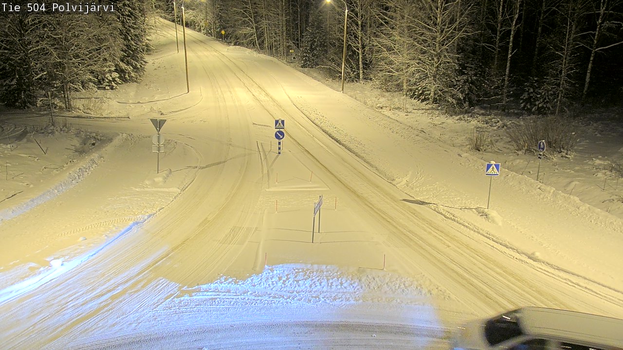 Kelikamerat Kuva Tie 504 Polvijärvi, Polvijärvi, Pohjois-Karjala