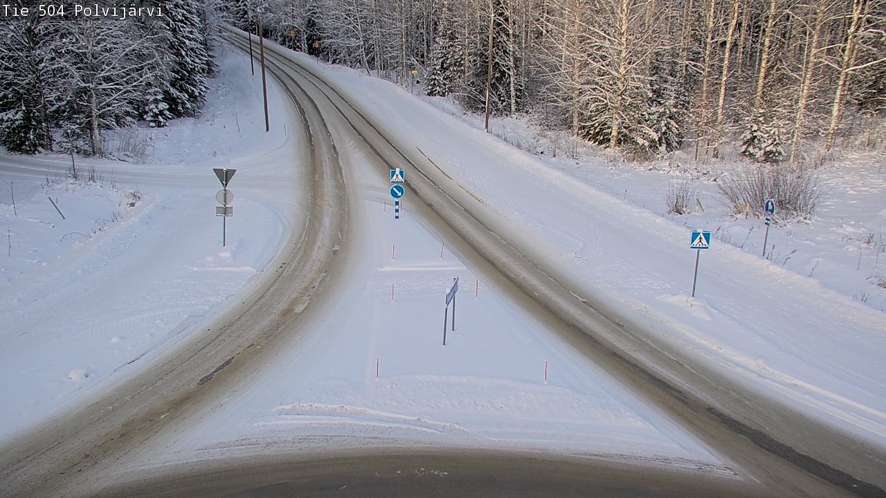 Kelikamerat Kuva Tie 504 Polvijärvi, Polvijärvi, Pohjois-Karjala