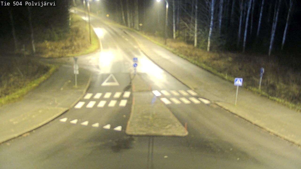 Kelikamerat Kuva Tie 504 Polvijärvi, Polvijärvi, Pohjois-Karjala