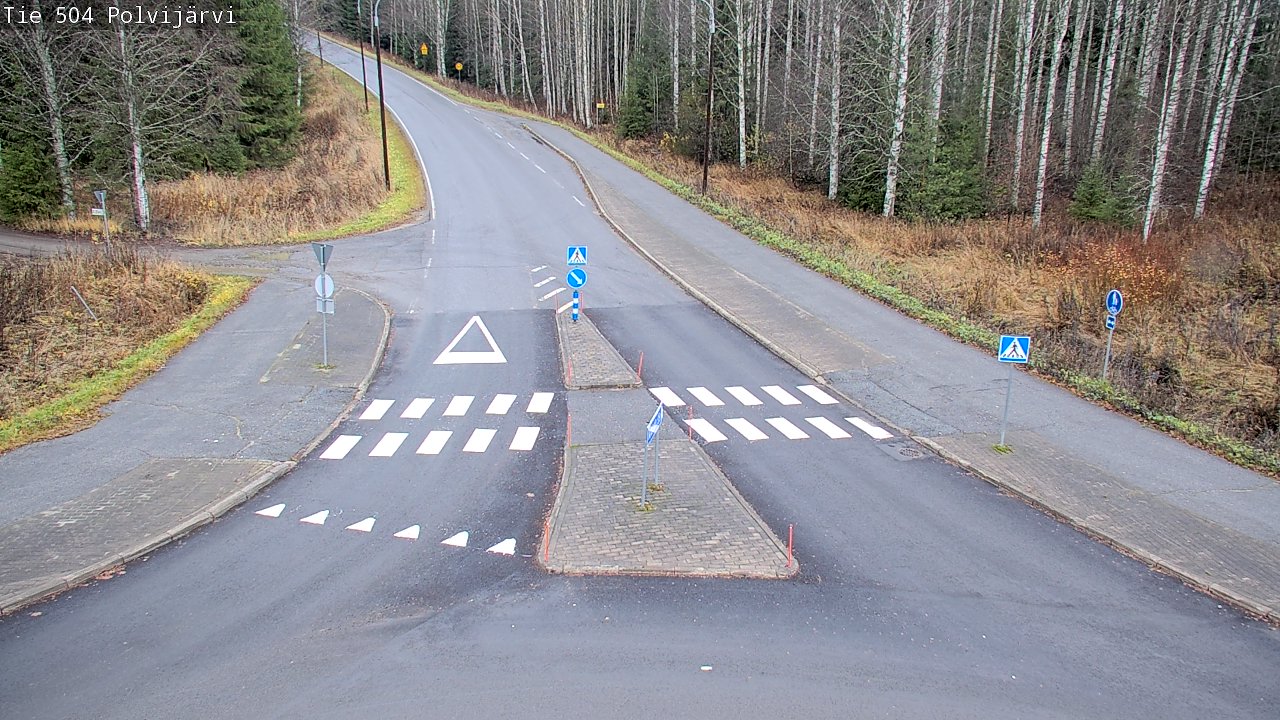 Kelikamerat Kuva Tie 504 Polvijärvi, Polvijärvi, Pohjois-Karjala