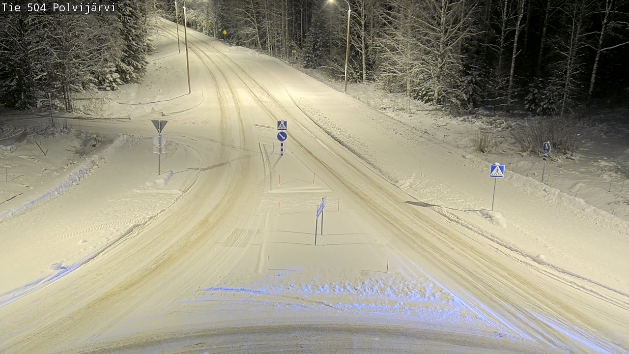 Kelikamerat Kuva Tie 504 Polvijärvi, Polvijärvi, Pohjois-Karjala