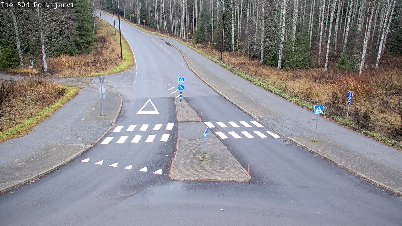 Kelikamerat Kuva Tie 504 Polvijärvi, Polvijärvi, Pohjois-Karjala