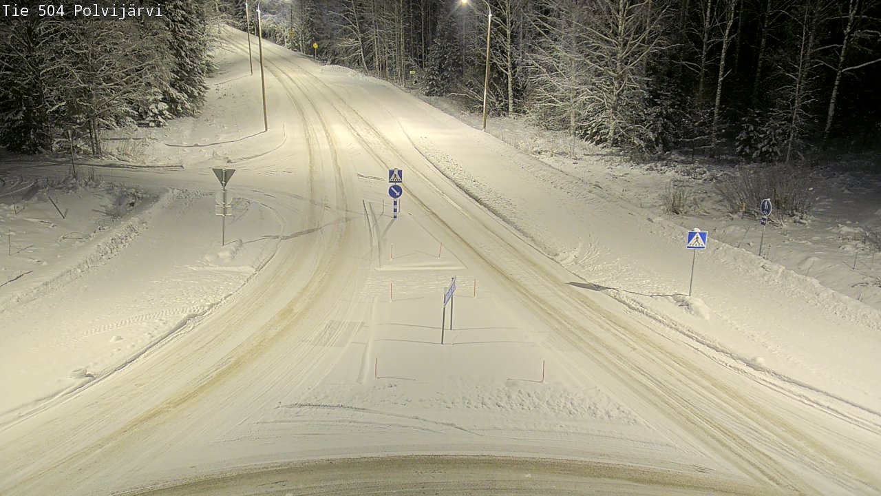 Kelikamerat Kuva Tie 504 Polvijärvi, Polvijärvi, Pohjois-Karjala