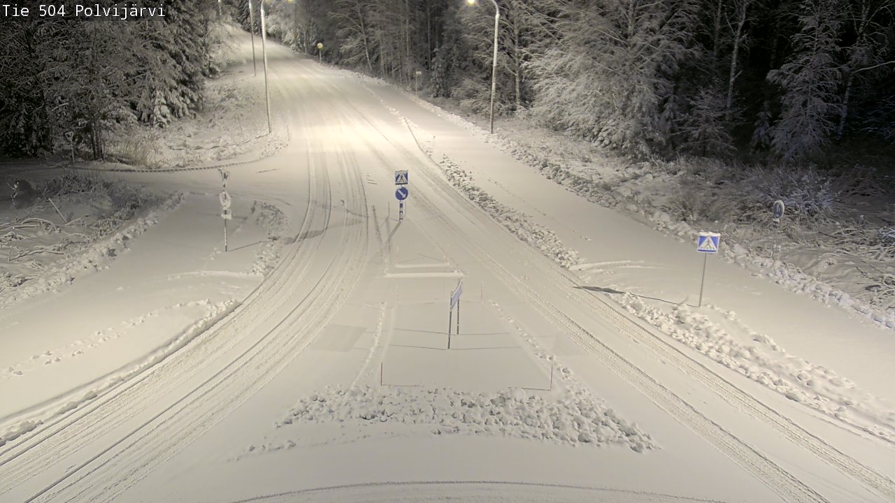 Kelikamerat Kuva Tie 504 Polvijärvi, Polvijärvi, Pohjois-Karjala