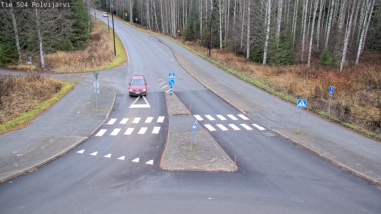 Kelikamerat Kuva Tie 504 Polvijärvi, Polvijärvi, Pohjois-Karjala