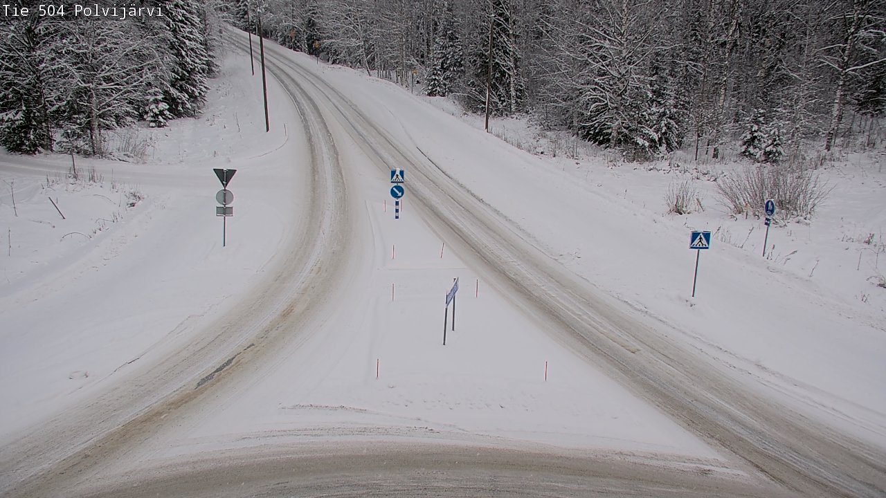 Weather Camera Image Road 504 Polvijärvi, Polvijärvi, Pohjois-Karjala