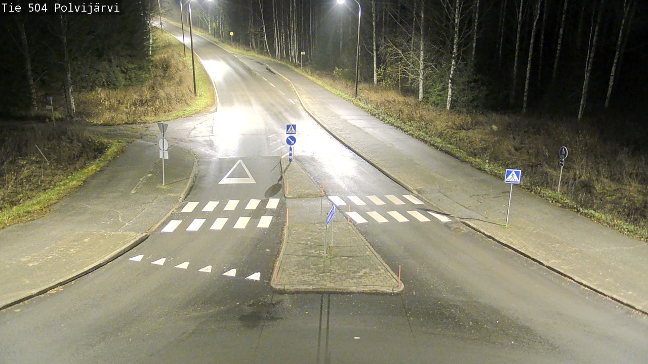 Kelikamerat Kuva Tie 504 Polvijärvi, Polvijärvi, Pohjois-Karjala