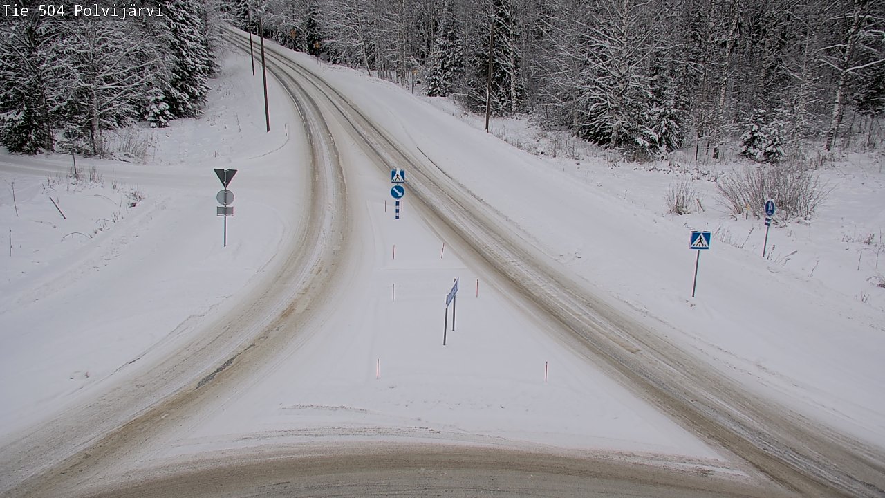 Kelikamerat Kuva Tie 504 Polvijärvi, Polvijärvi, Pohjois-Karjala