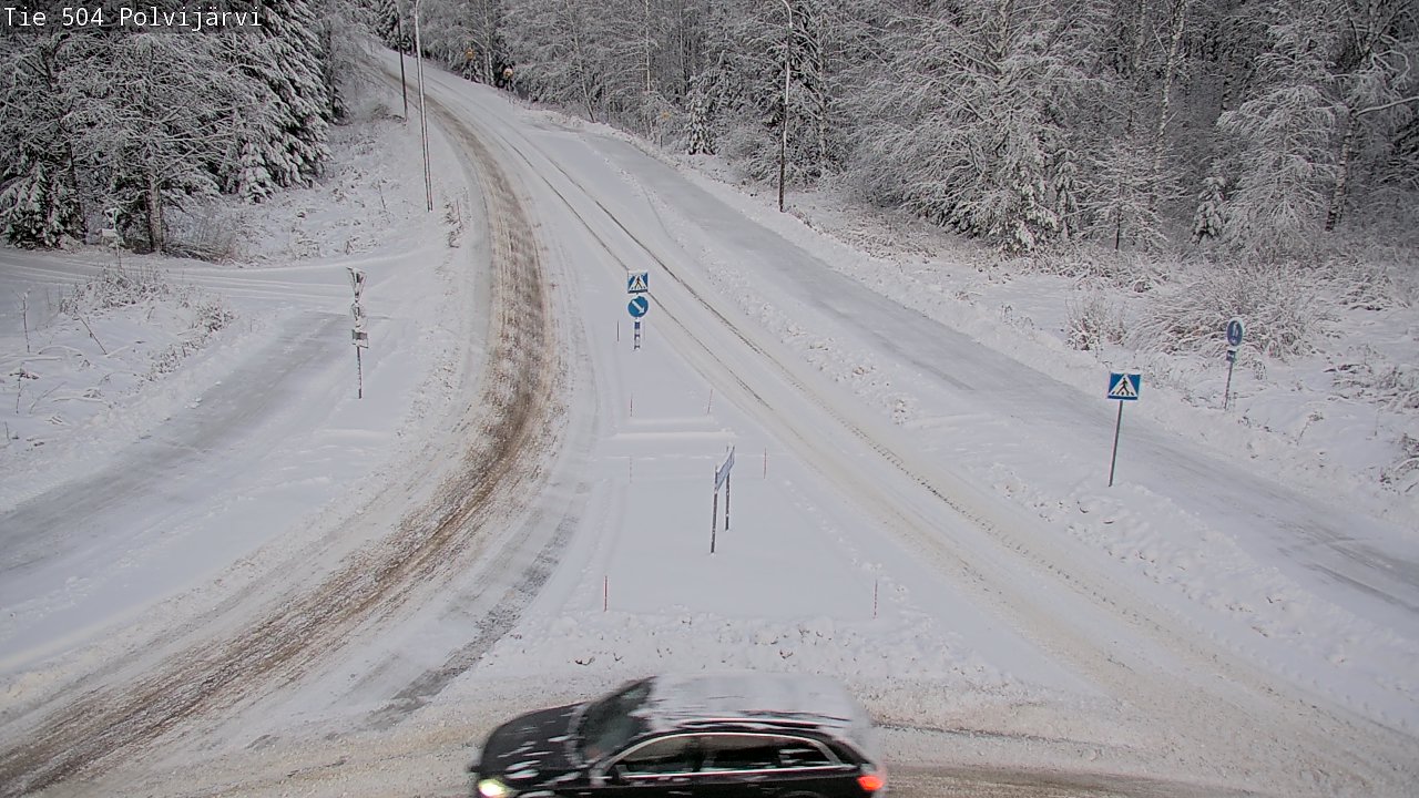Kelikamerat Kuva Tie 504 Polvijärvi, Polvijärvi, Pohjois-Karjala