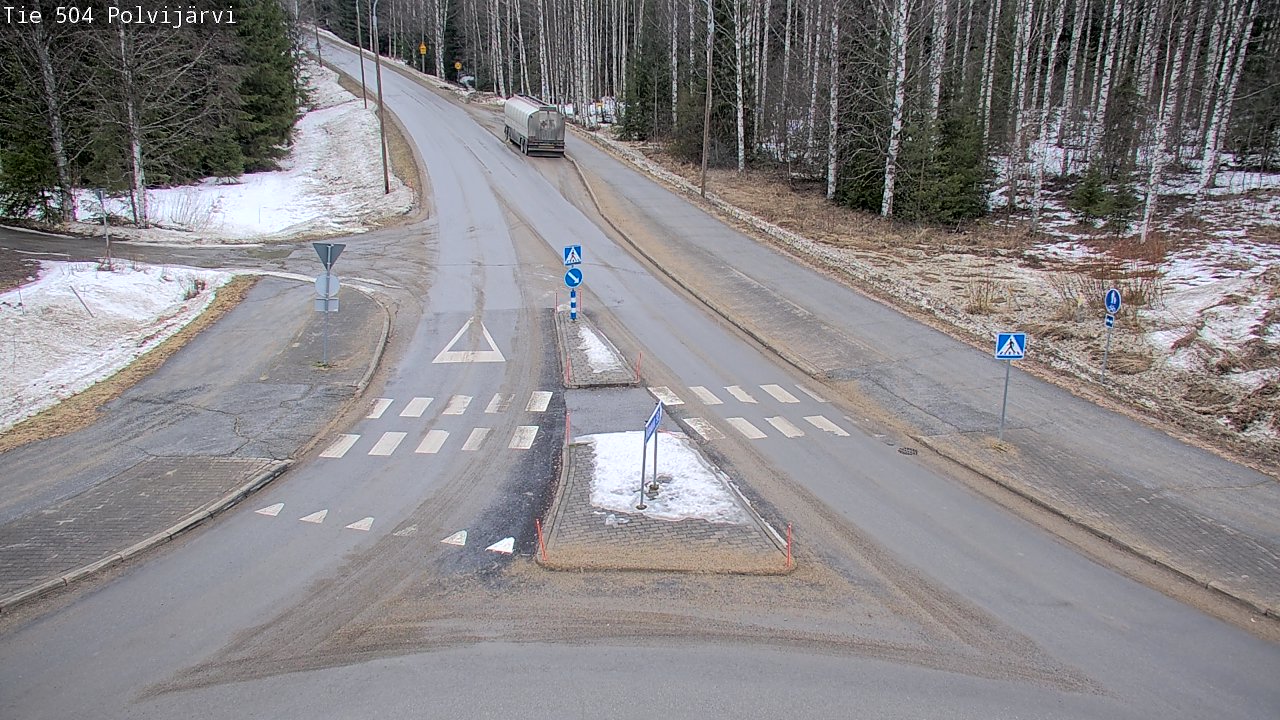 Weather Camera Image Road 504 Polvijärvi, Polvijärvi, Pohjois-Karjala