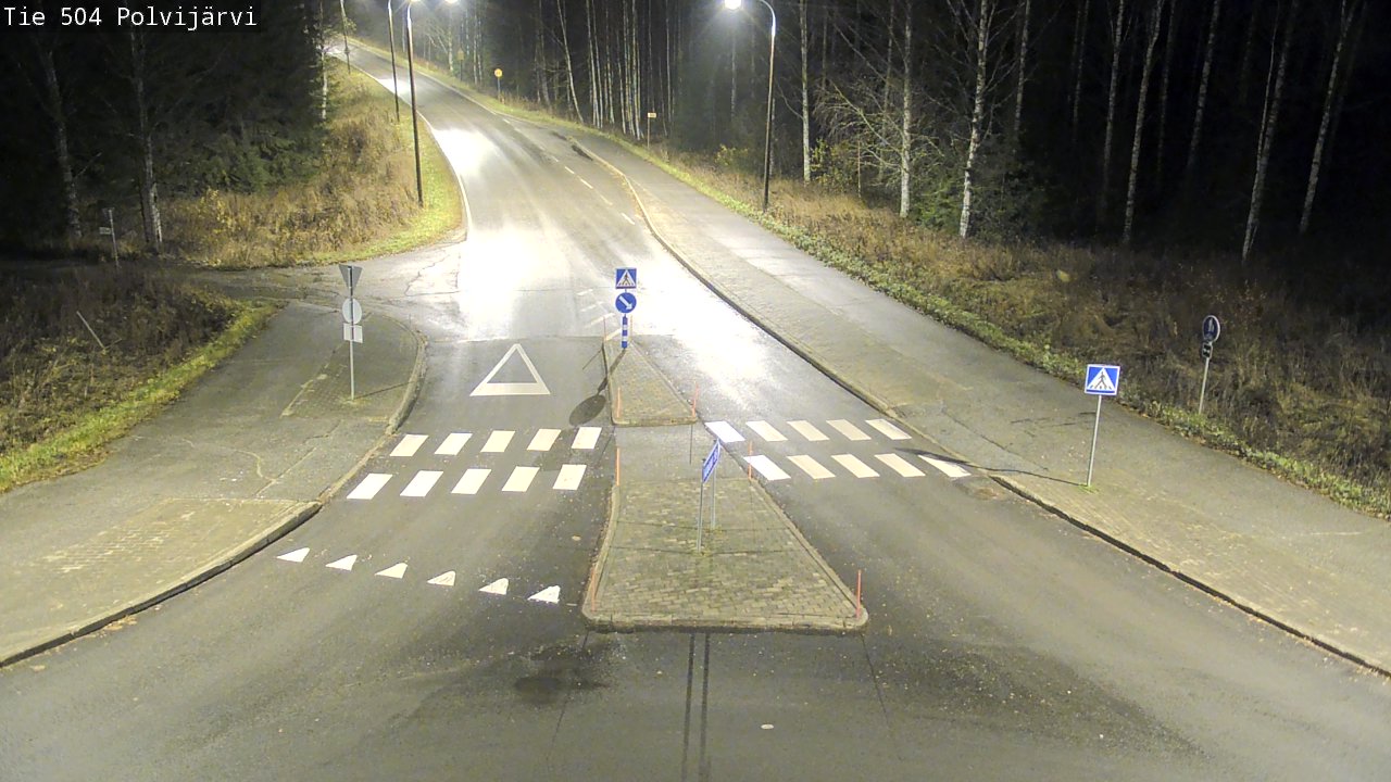 Kelikamerat Kuva Tie 504 Polvijärvi, Polvijärvi, Pohjois-Karjala