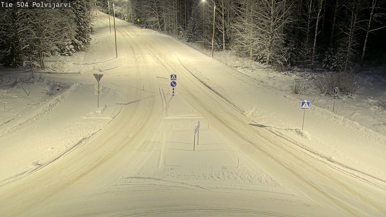 Kelikamerat Kuva Tie 504 Polvijärvi, Polvijärvi, Pohjois-Karjala