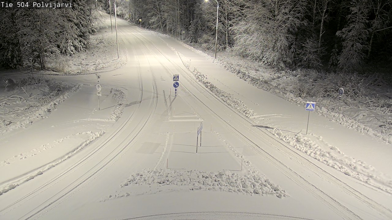 Kelikamerat Kuva Tie 504 Polvijärvi, Polvijärvi, Pohjois-Karjala
