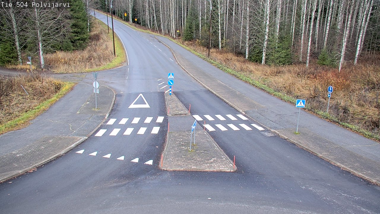 Kelikamerat Kuva Tie 504 Polvijärvi, Polvijärvi, Pohjois-Karjala