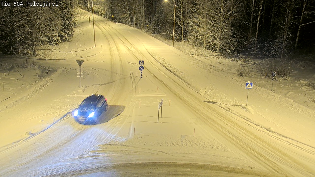 Kelikamerat Kuva Tie 504 Polvijärvi, Polvijärvi, Pohjois-Karjala