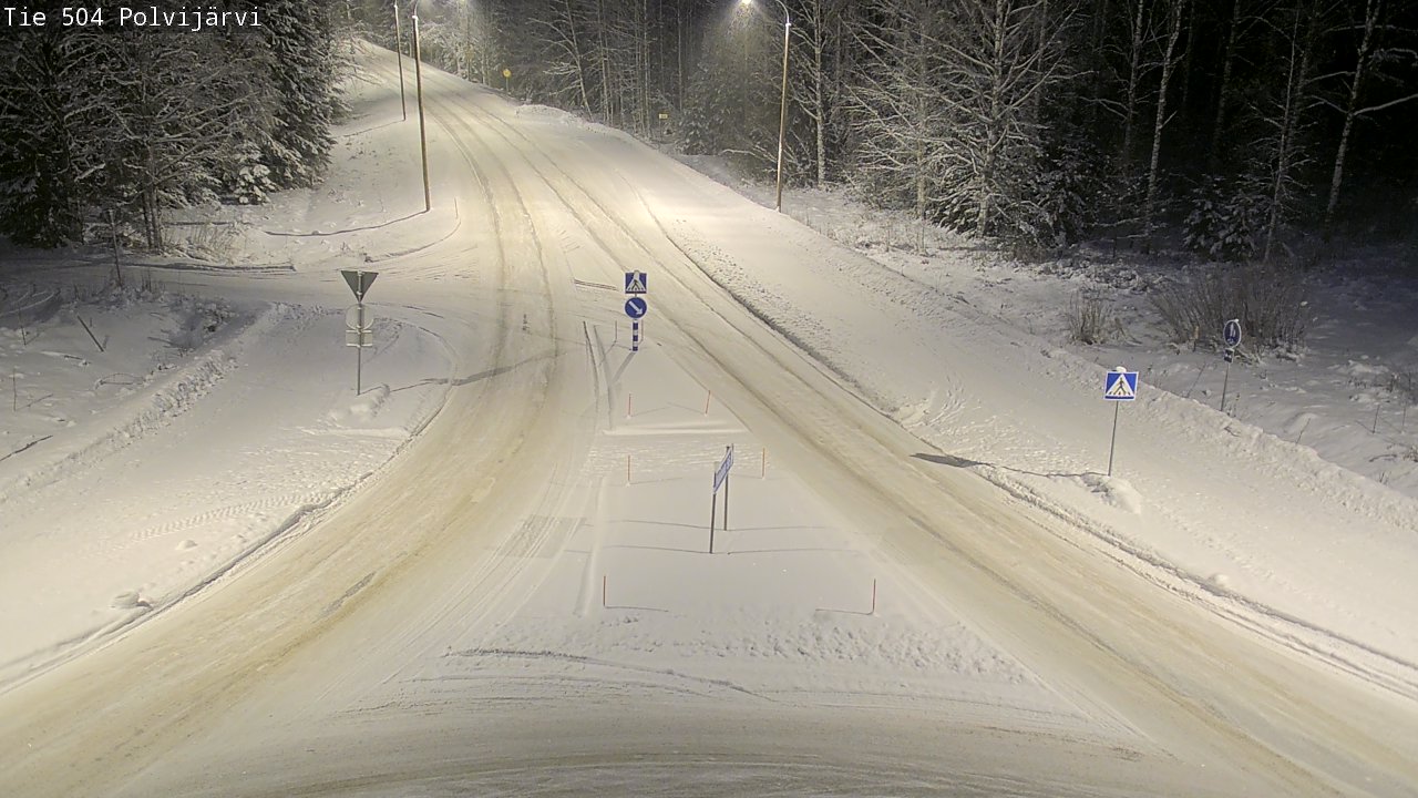 Kelikamerat Kuva Tie 504 Polvijärvi, Polvijärvi, Pohjois-Karjala