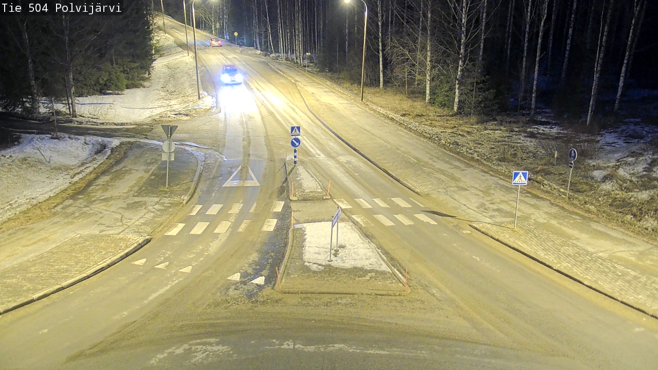 Kelikamerat Kuva Tie 504 Polvijärvi, Polvijärvi, Pohjois-Karjala