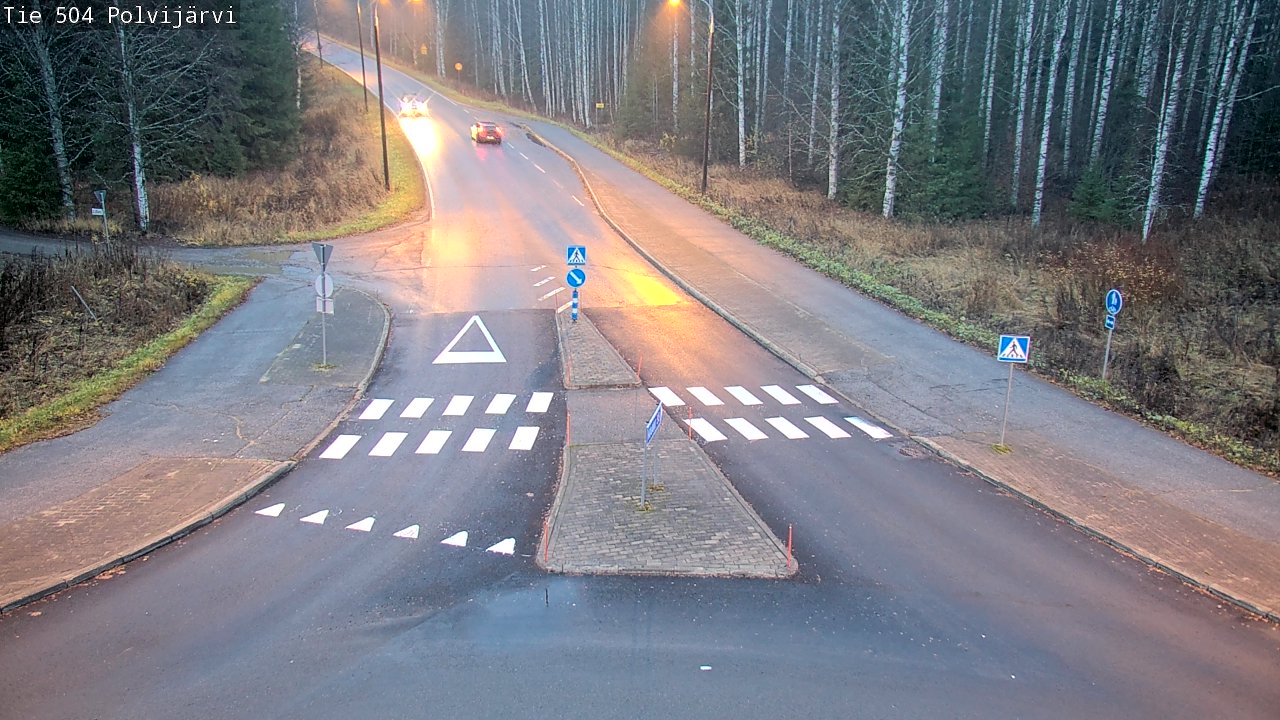 Kelikamerat Kuva Tie 504 Polvijärvi, Polvijärvi, Pohjois-Karjala