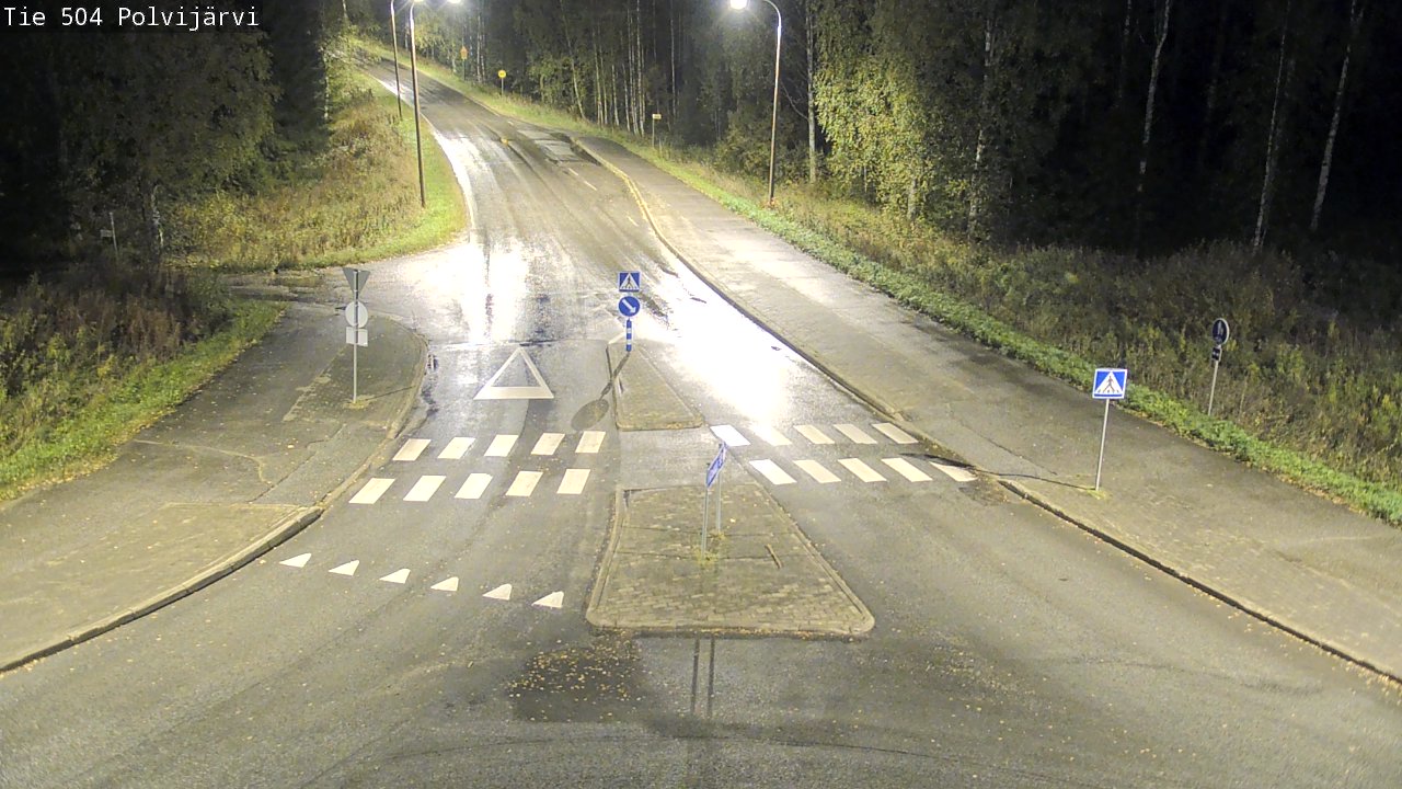 Kelikamerat Kuva Tie 504 Polvijärvi, Polvijärvi, Pohjois-Karjala