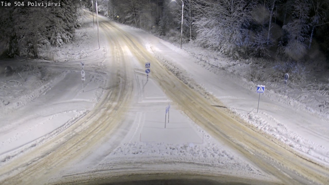 Kelikamerat Kuva Tie 504 Polvijärvi, Polvijärvi, Pohjois-Karjala