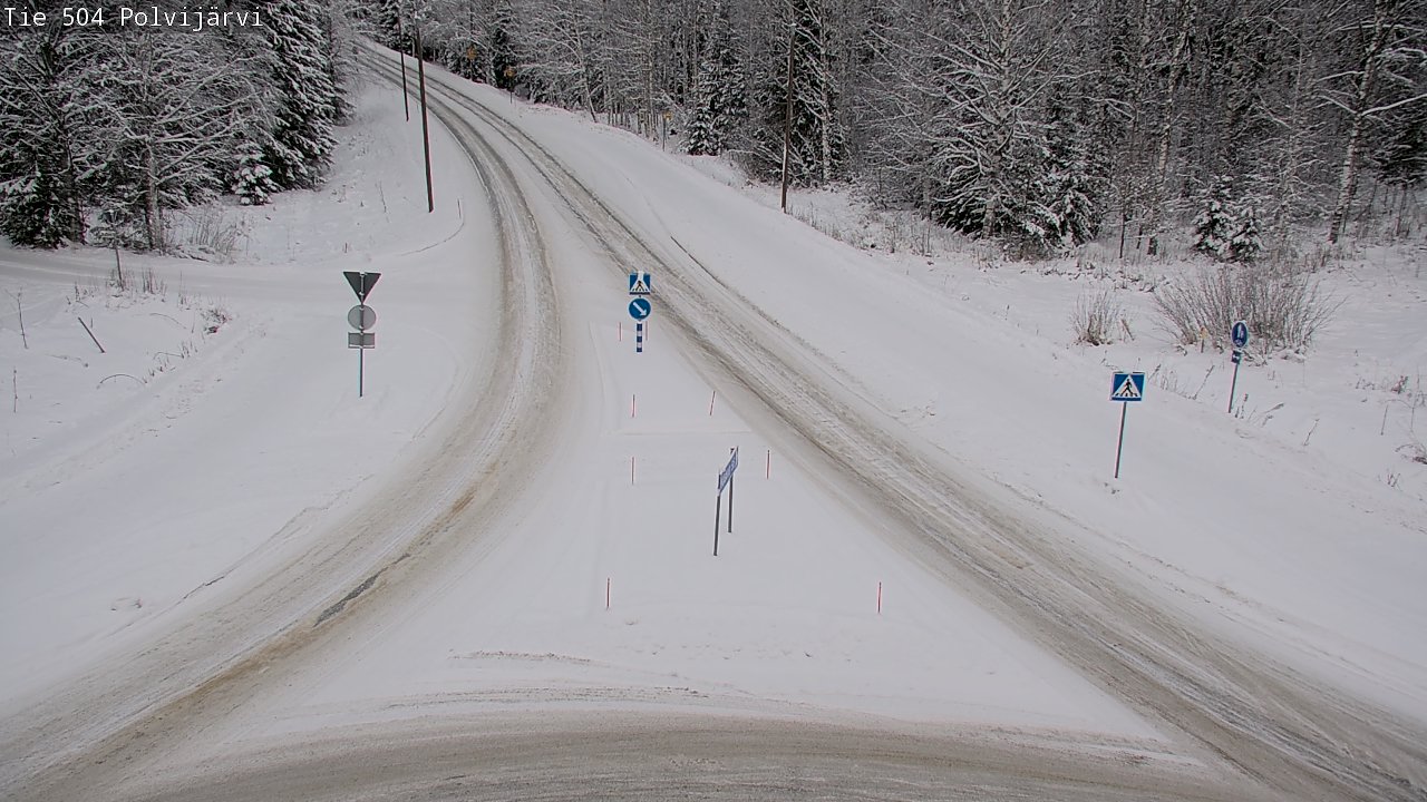 Kelikamerat Kuva Tie 504 Polvijärvi, Polvijärvi, Pohjois-Karjala