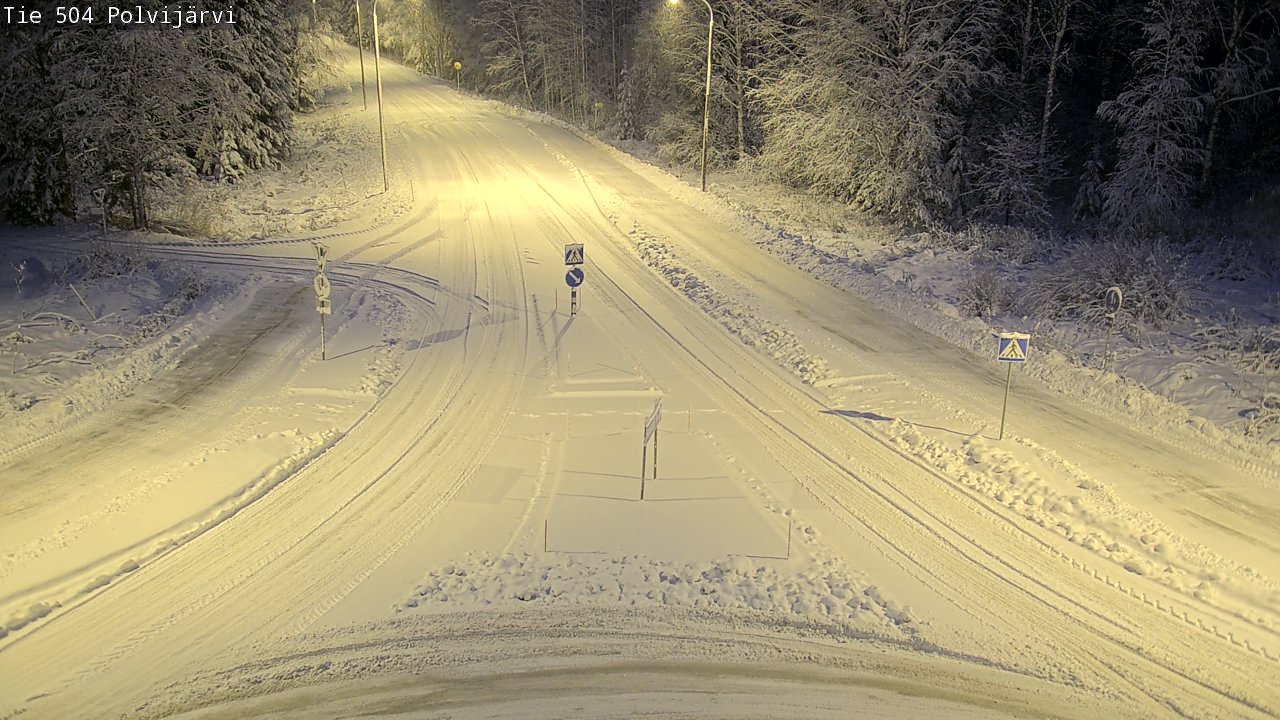 Kelikamerat Kuva Tie 504 Polvijärvi, Polvijärvi, Pohjois-Karjala