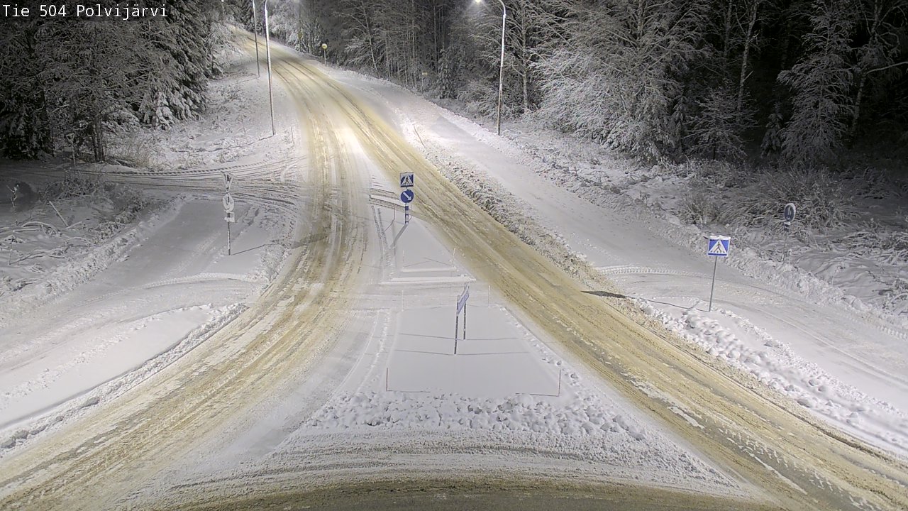 Kelikamerat Kuva Tie 504 Polvijärvi, Polvijärvi, Pohjois-Karjala
