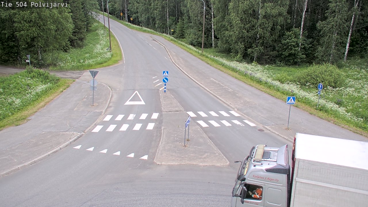 Kelikamerat Kuva Tie 504 Polvijärvi, Polvijärvi, Pohjois-Karjala