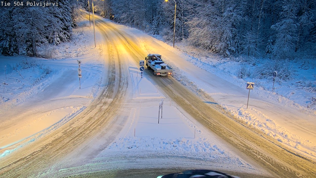 Kelikamerat Kuva Tie 504 Polvijärvi, Polvijärvi, Pohjois-Karjala