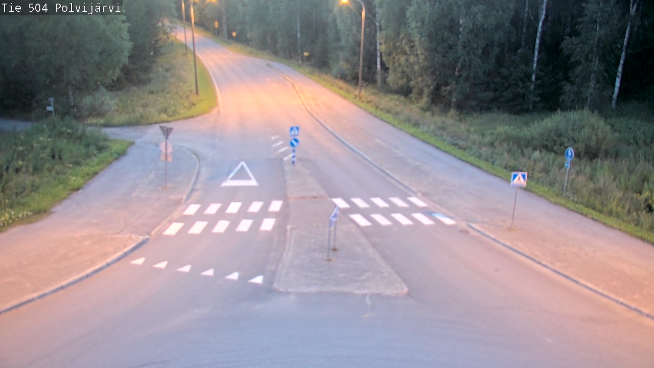 Kelikamerat Kuva Tie 504 Polvijärvi, Polvijärvi, Pohjois-Karjala