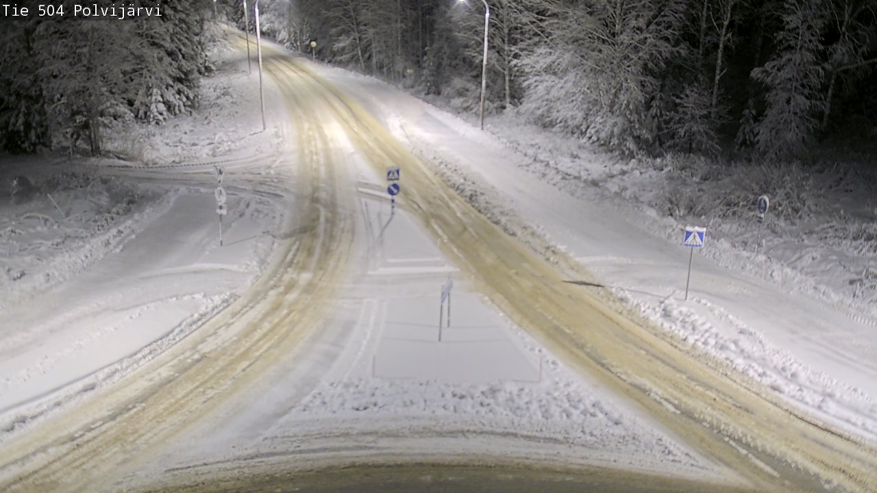 Kelikamerat Kuva Tie 504 Polvijärvi, Polvijärvi, Pohjois-Karjala