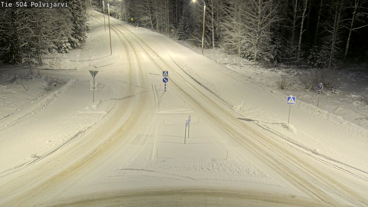 Kelikamerat Kuva Tie 504 Polvijärvi, Polvijärvi, Pohjois-Karjala