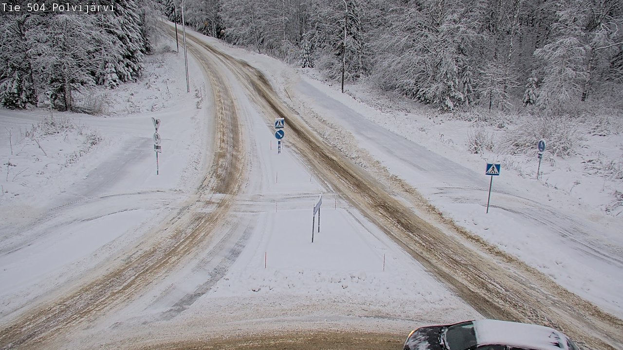 Kelikamerat Kuva Tie 504 Polvijärvi, Polvijärvi, Pohjois-Karjala