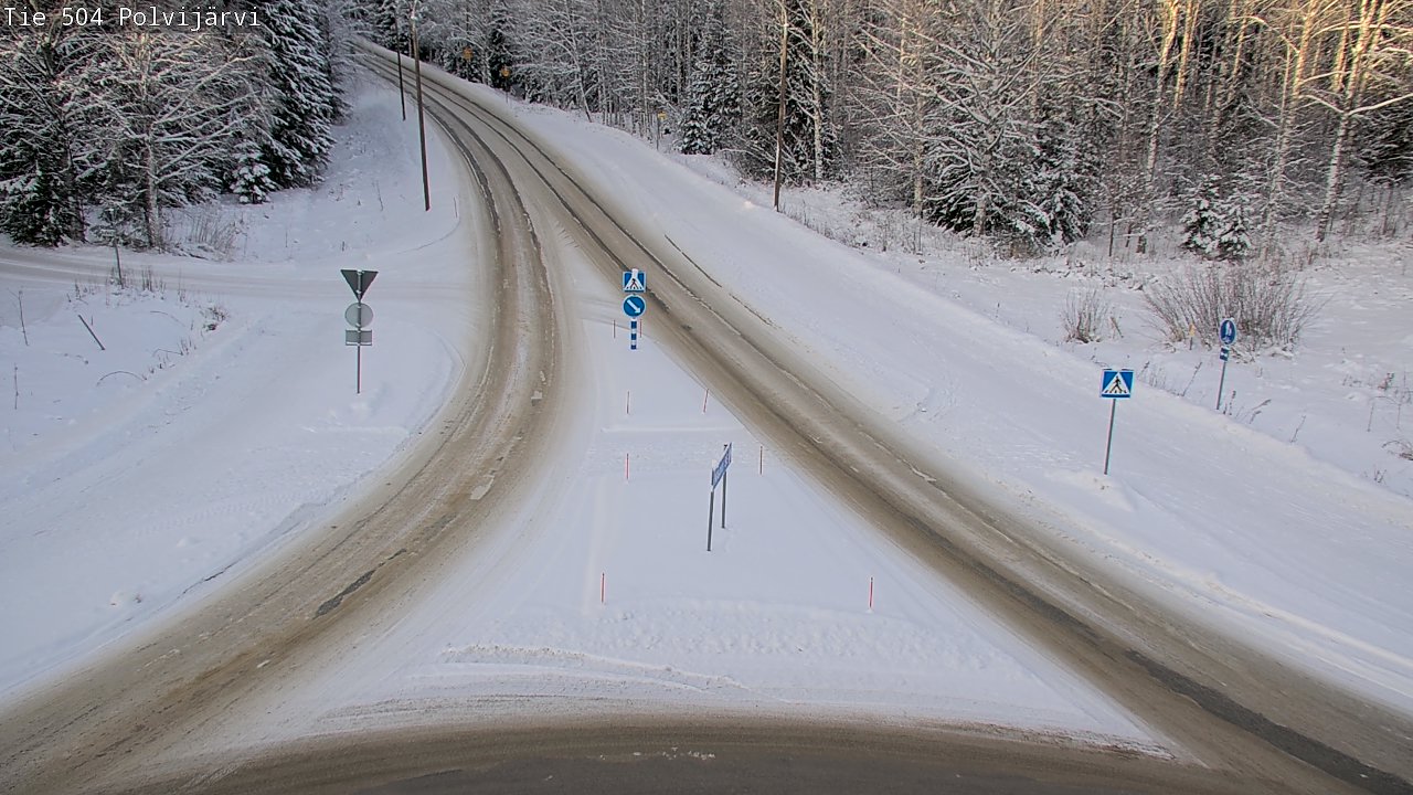 Kelikamerat Kuva Tie 504 Polvijärvi, Polvijärvi, Pohjois-Karjala