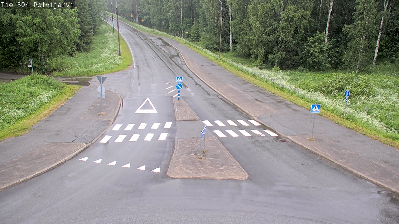 Kelikamerat Kuva Tie 504 Polvijärvi, Polvijärvi, Pohjois-Karjala
