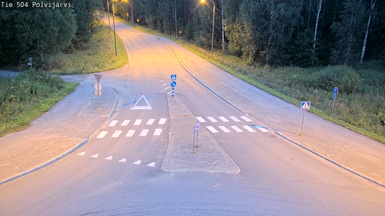 Kelikamerat Kuva Tie 504 Polvijärvi, Polvijärvi, Pohjois-Karjala