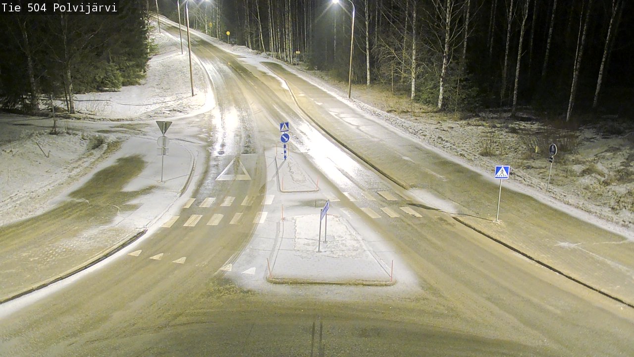 Kelikamerat Kuva Tie 504 Polvijärvi, Polvijärvi, Pohjois-Karjala