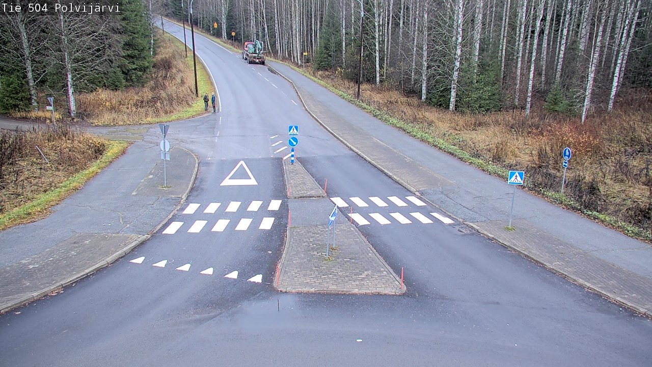 Kelikamerat Kuva Tie 504 Polvijärvi, Polvijärvi, Pohjois-Karjala