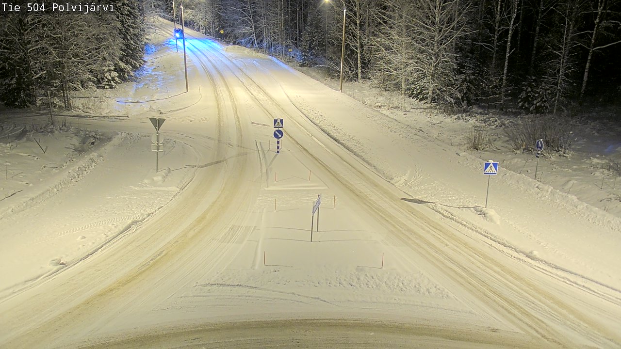 Kelikamerat Kuva Tie 504 Polvijärvi, Polvijärvi, Pohjois-Karjala
